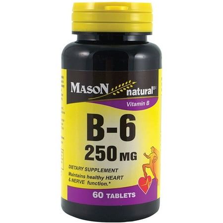 Mason Natural Vitamine B-6 250 mg Comprimés 60 ch