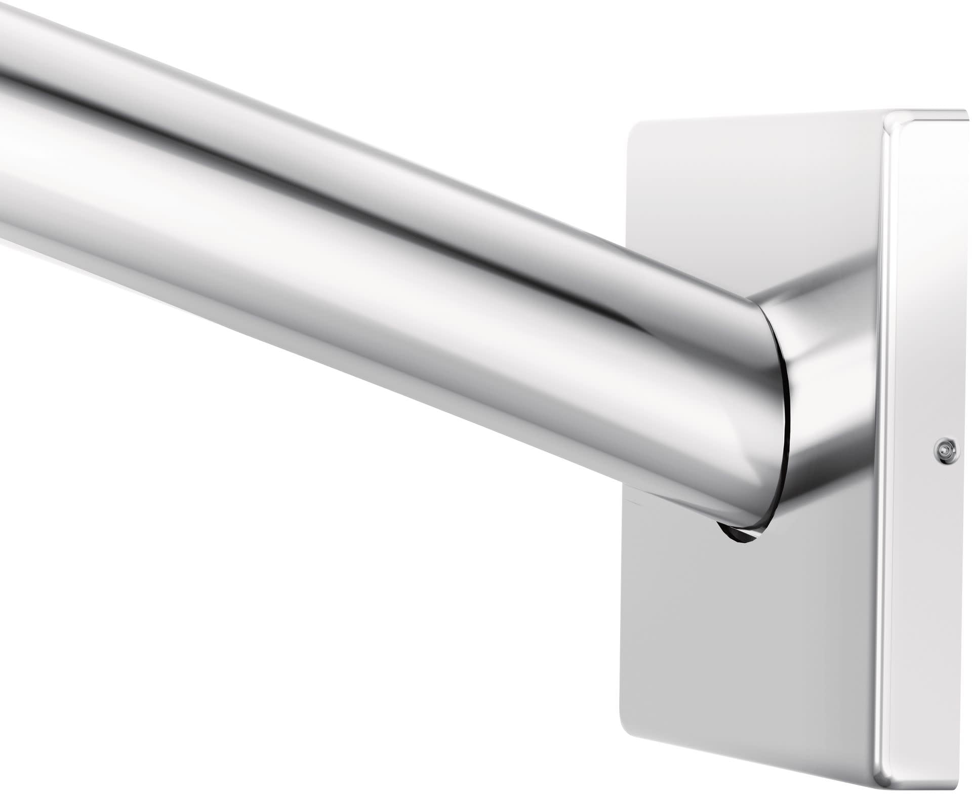 Moen Csr2167 Triva 59" Curved Wall Mounted Shower Curtain Rod Chrome