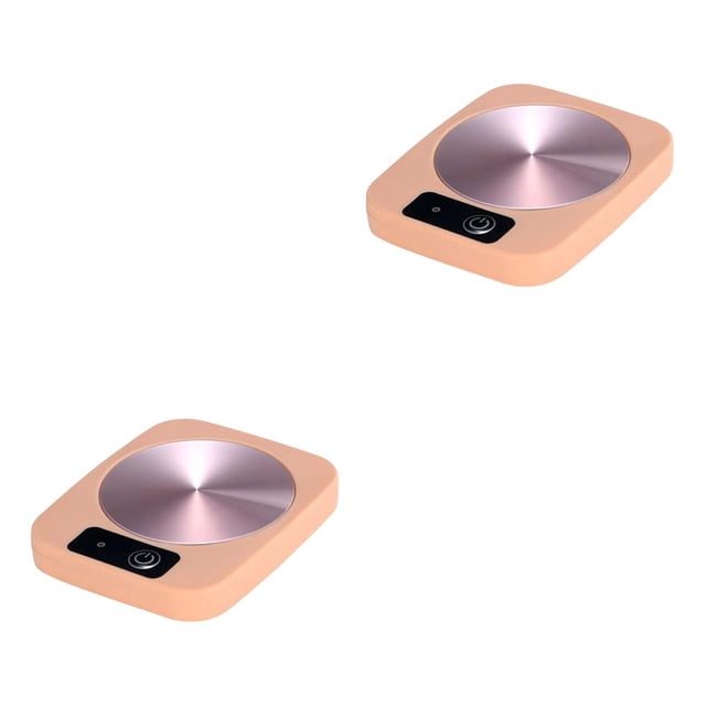 VONKY 1/2/3 Innovative Smart Coffee Warmer Heating Milk for pink 2PCS