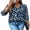 Brown Leopard, variant on Tops for Women 3/4 Length Sleeve V Neck Lightweight Business Casual Blouses Spring Summer Work Outfits