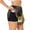 Black, variant on Yin And Yang Mandala for Double-layer Running Short for Women, Perfect for Gym, Tennis, and More, Featuring a Convenient Pocket-Small