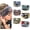 No1(flower 6 pcs), variant on Wide Headbands for Women Non Slip Boho Headband Elastic Tie dye Yoga Workout Bands Running Hair bands, of 6