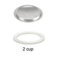 thumbnail image 2 of MYG Rubber Seal/Rings+Filter -Replacement- Sizes 2 Cup Espresso coffee Maker Moka Pot, 2 of 9