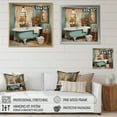 thumbnail image 4 of Designart "Bath Vintage beauty II" Bath & Laundry Floater Framed Canvas Print, 4 of 7
