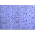 thumbnail image 1 of Ahgly Company Indoor Rectangle Abstract Blue Contemporary Area Rugs, 3' x 5', 1 of 4