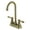 Antique Brass, variant on Kingston Brass KB492ACL American Classic Two-Handle High-Arc Bar Faucet, Polished Brass
