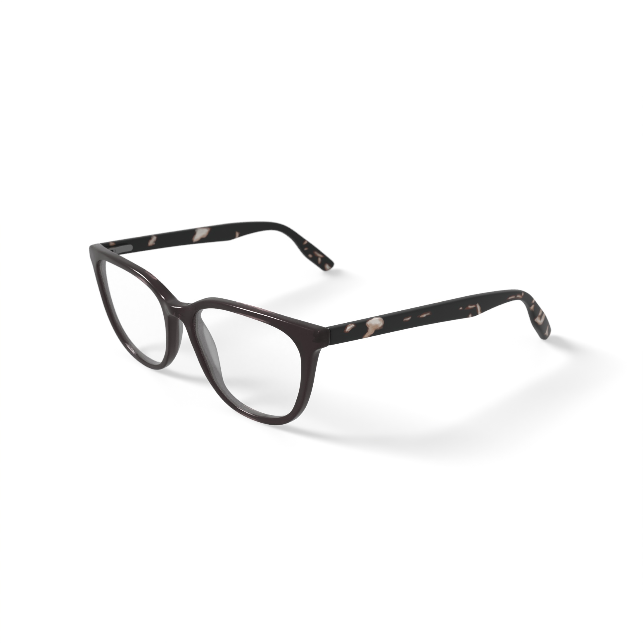 M America Women's Cornelia Square Prescription Eyeglasses with Case, Brown