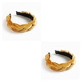 thumbnail image 3 of Qarigey Trenza velour diadema ancha niñas pelo aro invierno cabeza banda boda Type5 NO5, 3 of 6