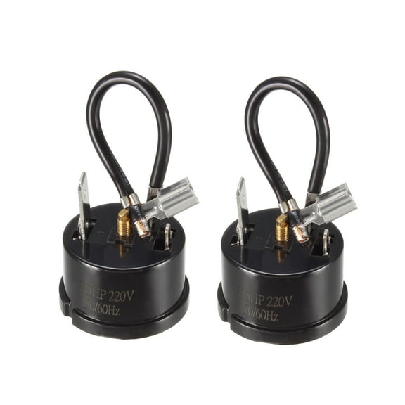 Uxcell 2Pcs Refrigerator Thermal Overload Protector 1/5HP 150W Compressor Replacement Part
