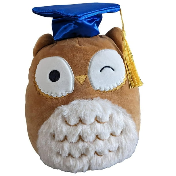Squishmallows Graduation 8" Arella the Owl Official Kellytoy Plush