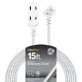 thumbnail image 1 of Cable de extensión GE Indoor Flat Plug, 15 pies, 3 salidas 81589, 1 of 6