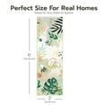 thumbnail image 3 of Joyfy Soft Floral Washable Runner Rug 2'x6' Non-Slip Kitchen Carpet with Rubber Backing for Entryway, Laundry, Bedroom, Indoor Use (Green), 3 of 7