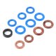 thumbnail image 5 of Anillo de máquina de pintura, juego de 11 piezas Anillo de sello Anillo de sello de máquina de pintura Rendimiento de primer nivel, 5 of 11