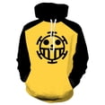 thumbnail image 1 of One Piece Anime Cardigan à Capuche Imprimé 3D avec Fermeture Éclair, 1 of 3