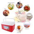 thumbnail image 3 of CAJA REFRIGERADORA, PORTÁTIL CON AISLAMENTO DE 8 LITROS, VIJE DE PICNIC ACAMPAR, PARA UN REFRIGOR DURO CON AISLAMENTO DE FRIO Cálido y Eficiente, Bebidas, Pesca,, 3 of 7