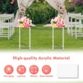 thumbnail image 5 of 10 Pcs Modern Clear Acrylic Flower Stand Rack Wedding Column Centerpieces Decor for Wedding Party Decoration, 5 of 10