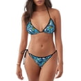 thumbnail image 1 of Fotbe snow board blue Traje de Baño para Mujer de Dos Piezas – Bikini Sexy de Tirantes Tipo Halter con Diseño Triangular, 1 of 6
