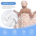 thumbnail image 6 of Colevkie Women 2 Pieces Bath Wrap Set Bath Skirt and Shower Cap Quick Drying Adjustable Soft Shower Skirt Beach Towel Absorbent for Bathroom Sauna Spa Printed Heart Balloon Pattern, 6 of 8