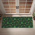 thumbnail image 2 of Dark Green Christmas Tree and Star Pattern Door Rugs,Washable Non Slip Door Mats Indoor,Decorative Door Mats,Entry Mat Indoor for Entrance,Bedroom,Kitchen,Bathroom,16"x47", 2 of 6