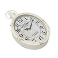 thumbnail image 3 of Reloj de pared Mterry, retro, ovalado, diseño antiguo, 28,4 x 17 cm, 3 of 7