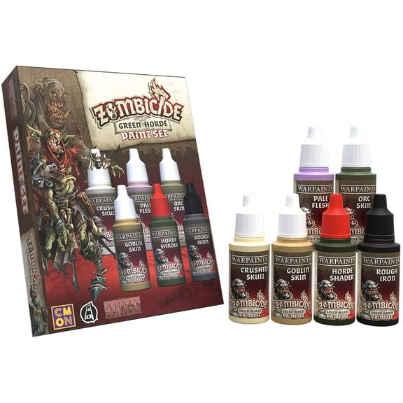 Army Painter Warpaints: Zombicide Green Horde Paint Set
