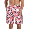thumbnail image 1 of Balery Japanese Cherry Blossoms Traje de Baño Estilo Hawaiano para Hombre, Shorts de Secado Rápido con Bolsillos-X-Large, 1 of 6