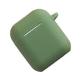 thumbnail image 3 of pitrice Earphone Charging Case Protector Anti-lost Silicone Solid Color Design Protective Cover Replacement For AirPods, 3 of 9