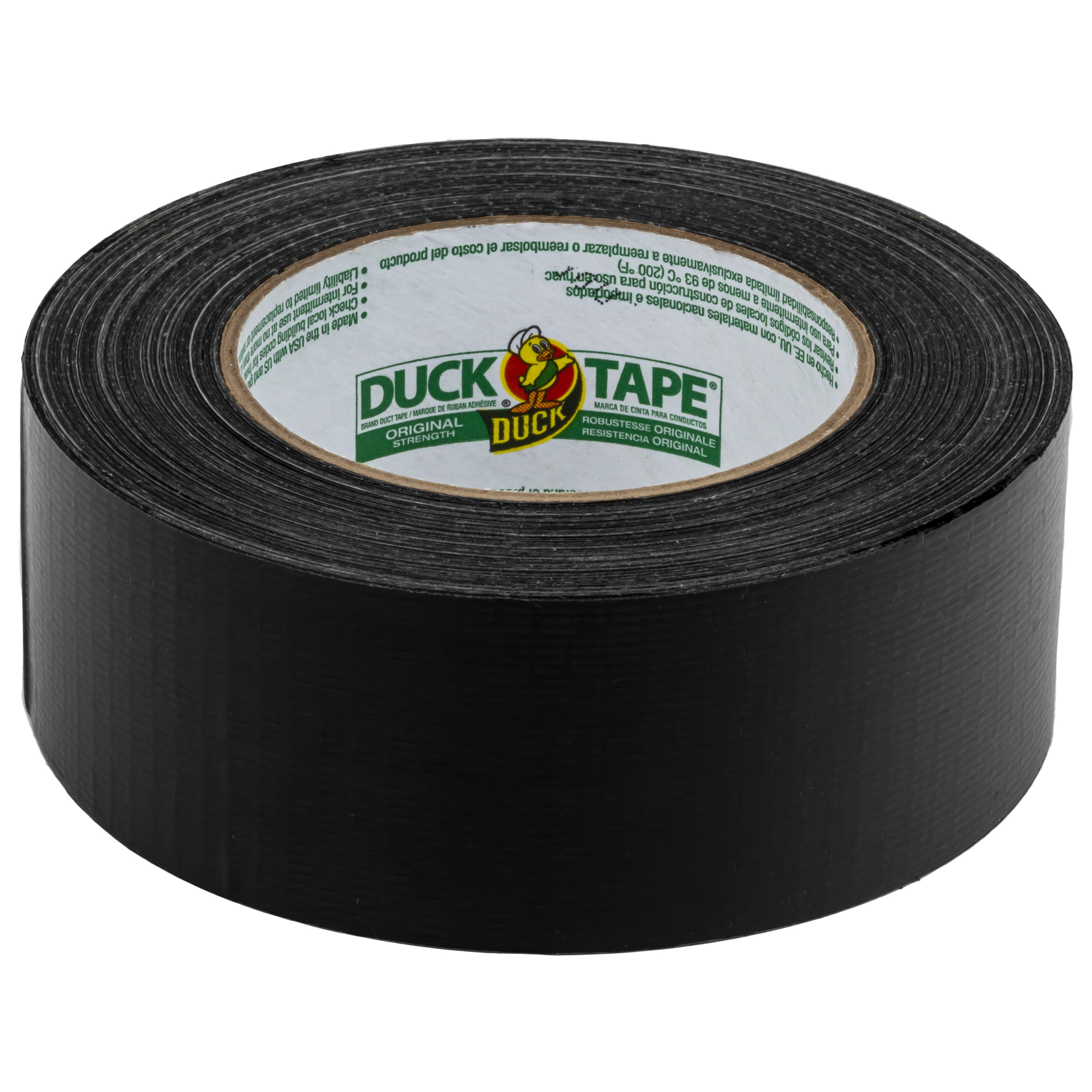 The Original Duck Tape Brand Duct Tape, Black, 1.88 in. x 45 yd. 