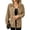 Khaki,#055, variant on Womens Casual Button Shacket Fall Corduroy Jacket,S