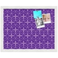 thumbnail image 2 of PinPix ArtToFrames 17x13 Custom Cork Bulletin Board    Poster Board Has a Fabric Style Canvas Finish, Framed in Satin White Frame (PinPix-598), 2 of 5