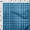 thumbnail image 3 of oneOone Cotton Jersey Blue Fabric Check Diy Clothing Quilting Fabric Print Fabric By Yard 58 Inch Wide, 3 of 4