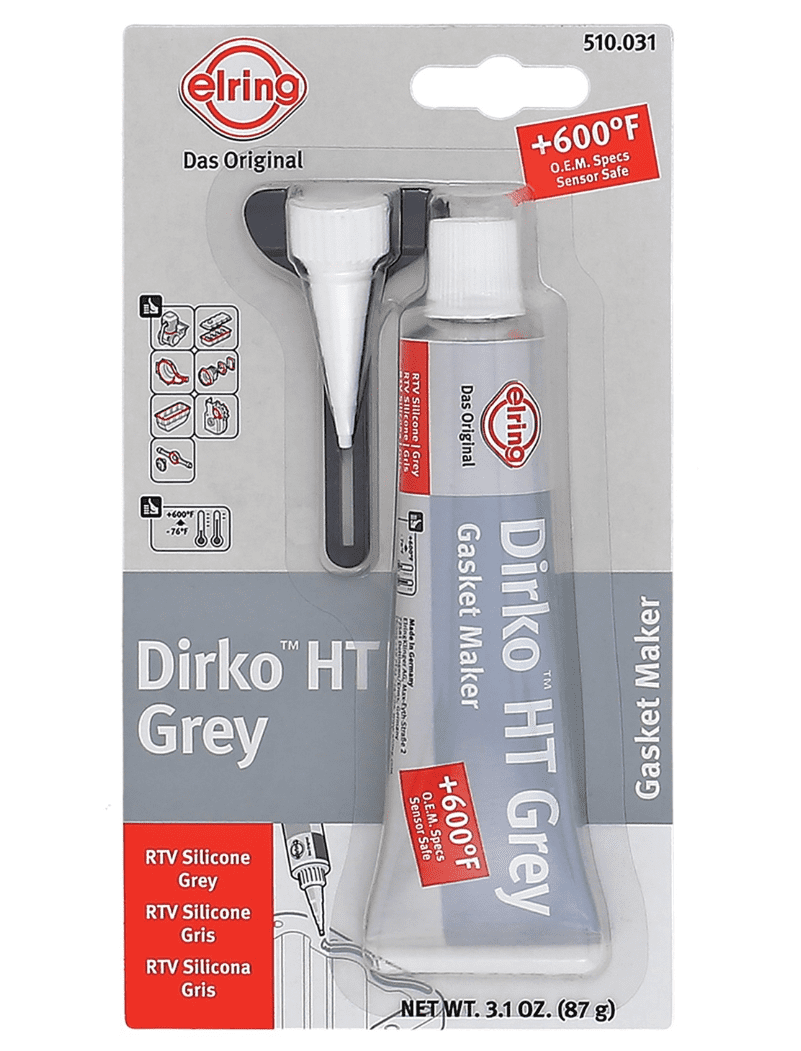 ELRING 510.031 Dirko HT Gray Silicone Gasket Maker 3.1 OZ. +600F