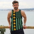 thumbnail image 6 of Salouo American doctor for Men's Tank Tops,Sleeveless Muscle Shirts for Men Quick Dry Workout Tank Top Gym Muscle Tee Fitness Bodybuilding Sleeveless T Shirt-X-Large, 6 of 7