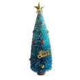 thumbnail image 3 of Mini árbol de Navidad artificial Perfecl pequeño de cepillo de botella Azul 19cm, 3 of 8