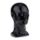 thumbnail image 5 of Maniquí masculino con cabeza de muñeca, gafas, gorra, pelucas, bufanda, soporte de exhibición de 12 '' Negro brillante, 5 of 8