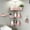 Pink, variant on EASHZMFYTBF Adhesive Shower Caddy Bathroom Corner Shelf Set of Five Pieces, Self-Adhesive Stainless Steel Material, No Drilling Required, Rustproof and Durable, Bathroom Decor Accessories, Black