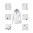 thumbnail image 4 of H2H Mens Casual Slim Fit Long Sleeve Lightweight Zip-up Hoodie With Kanga Pocket (CMOHOL048), 4 of 6