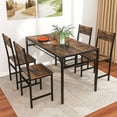 thumbnail image 4 of Gymax Set of 2 Dining Chairs w/Metal Legs Slanted Back Wide Seat for Living Room, 4 of 9