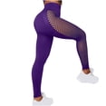 thumbnail image 4 of AXXD Yoga Pants for Women,Athletic Legging,Women Athletic Yoga Casual Stetch Shorts,Solid,High Waist Rise,Butt LiftingPurple,M (US:6), 4 of 6