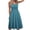 Blue, variant on Aoochasliy Summer Dresses for Women Seaside Sling Sleeveless V-Neck Solid Color Casual Dress Summer Holiday Outfit