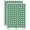 Dark Green, variant on Danger Poison Skull and Cross Bones 200+ Round Stickers - Black - Matte Finish - 0.50" Size