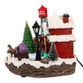 thumbnail image 4 of Kurt S. Adler Light Up Musical Christmas Village Table Piece, 9.25-Inch, Multi-Color, 4 of 4