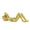 Gold-C, variant on Abstract Thinking Lady Statue Reading Women Modern Aesthetic Resins Figurine Sculpture for Bookshelf and Desk Decors