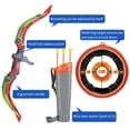 thumbnail image 3 of Children Archery Set Including Board Arrow Holder Suction Cup Arrows and LED Lights Bow for Children Indoor Outdoor Game, 3 of 6
