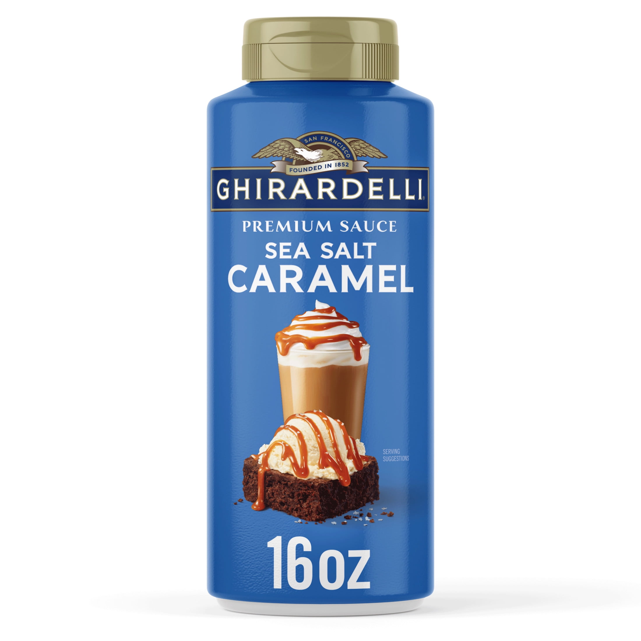 Ghirardelli Premium Caramel Sauce for Coffee, Real Caramel, Non