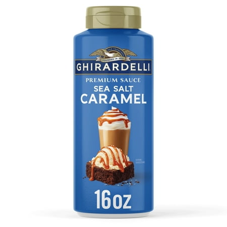 GHIRARDELLI Premium Sea Salt Caramel Sauce, 16 oz Bottle