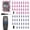 60 PCS + Screwdriver, variant on Tire Repair Rubber Kit, Spiral Screw-in Tire Plugs with 2 Sizes, Roadside Flat Tire Fix Tool for Tractor ATV SUV - Self Service Repair, 61 count