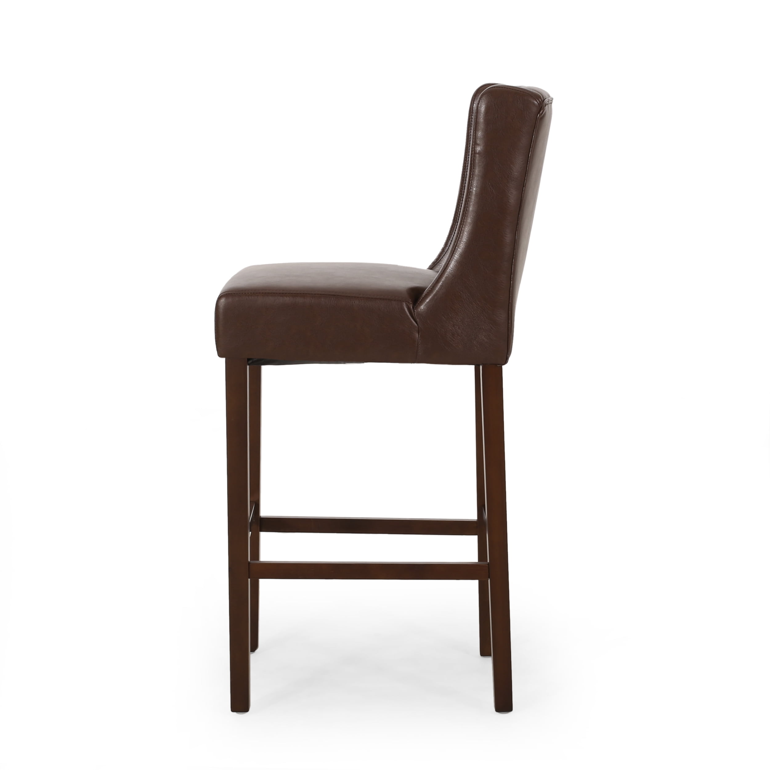 Noble House Daylanie Barstools, Dark Brown, Espresso