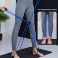 thumbnail image 3 of LJNYFDC Resistance Band with Loop Chest Expander Stretching Band Muscles Strength Training Elastic Band Home Gym Full Pilates Resistance Band with 4 Loop Grips, 3 of 7