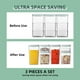 thumbnail image 4 of Contenedores de almacenamiento de alimentos Ankou Pop herméticos, 1,2 L x 3, sin BPA, 4 of 6